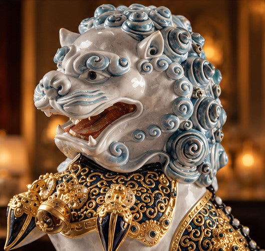 LLADRO Guardian Lioness Blue 01001990 NEW IN BOX High Porcelain LE 188
