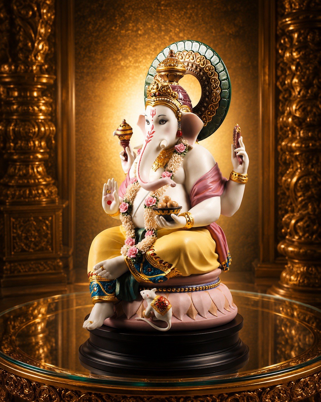 Lladró Lord Ganesha #01002004 | Limited Edition 1800 | Mint Complete