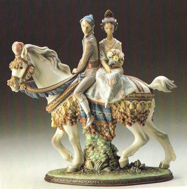 NIB! Lladro Valencian Couple #1472 Retired Limited Ed. Ships From Spain.