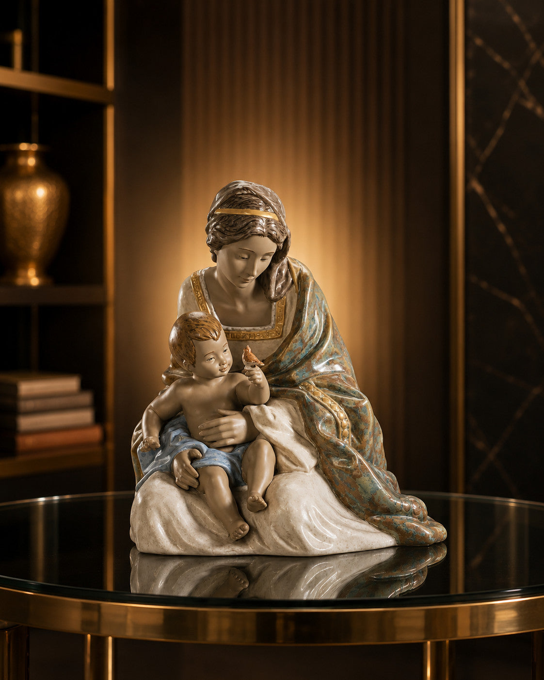 NIB! Retired: 2016 Loving Mother Lladró Item #01012409 Gres Finish