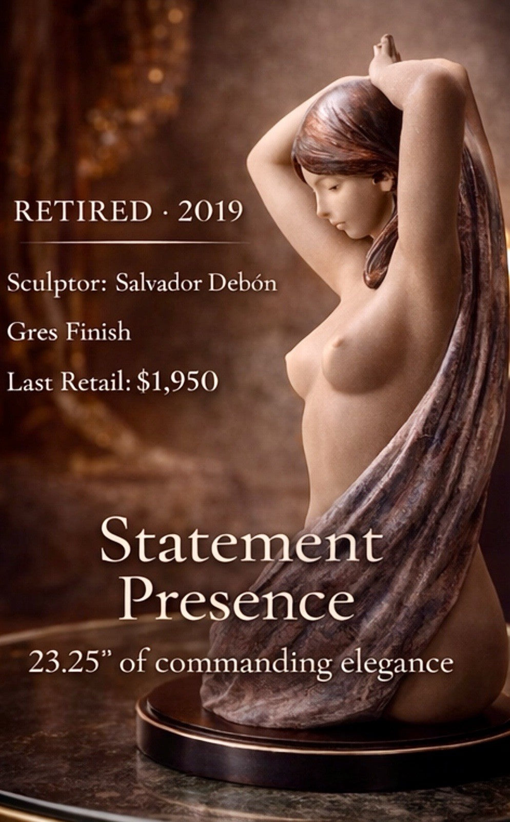 NIB!  LLADRO VENUS — The Essence of Timeless Beauty | Retired Lladró Masterpiece