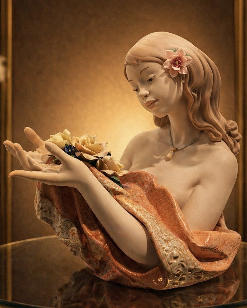 NIB! RETIRED: 2004 MORNING DEW Lladro Item #01016751. NEW IN BOX.